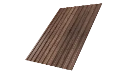 Профнастил С8A v02 Grand Line 0,45 Print Premium с пленкой Almond Wood Fresh