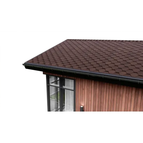 Черепица гибкая ТЕХНОНИКОЛЬ Roofmast Соната коричневый базальт