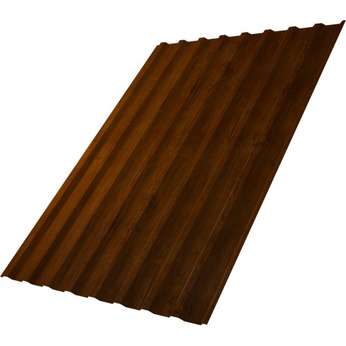 Профнастил С20B Grand Line 0,4 Print Premium с пленкой Golden Wood Intense FTC