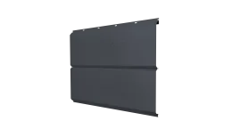 Софит ЭкоБрус new c перфорацией 0,5 Satin Matt RAL 7024 мокрый асфальт