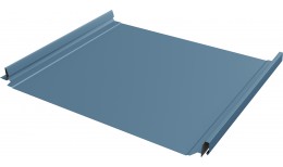 Кликфальц Про Grand Line 0,45 Drap ТХ с пленкой на замках RAL 5024 пастельно-синий