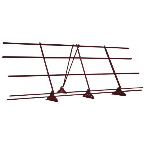 Ограждение кровельное со снегозадержателем на фальц Grand Line 1,2х3м RAL 3005