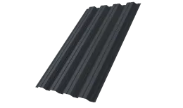 Профнастил НС44A Grand Line 0,45 Полиэстер двухсторонний RAL 7024 мокрый асфальт