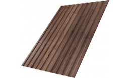 Профнастил С8A v01 Grand Line 0,45 Print Premium с пленкой Almond Wood Fresh