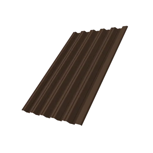 Профнастил НС35R Grand Line 0,7 PE lite RAL 8017 шоколад