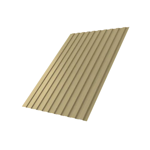 Профнастил С8B v03 0,45 PE RAL 1014 слоновая кость