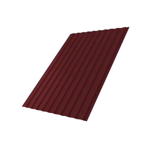 Профнастил С8B v03 0,45 PE RAL 3005 красное вино