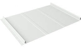 Кликфальц Line Grand Line 0,5 Satin с пленкой на замках RAL 9003 сигнальный белый