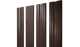 Штакетник Twin с прямым резом 0,45 Print Premium Antique Wood TwinColor