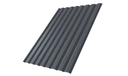 Профнастил С20A 0,7 PE-Double RAL 7024 мокрый асфальт