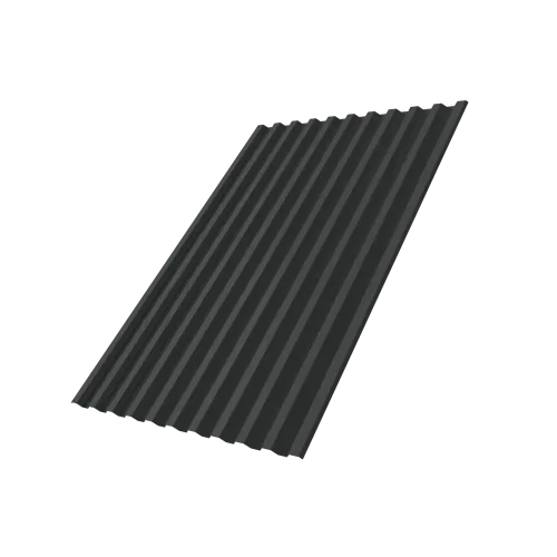 Профнастил С21R Grand Line 0,45 Drap TX RAL 7016 антрацитово-серый DRIP