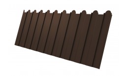 Профнастил C8A фигурный 0,4 PE RAL 8017 шоколад