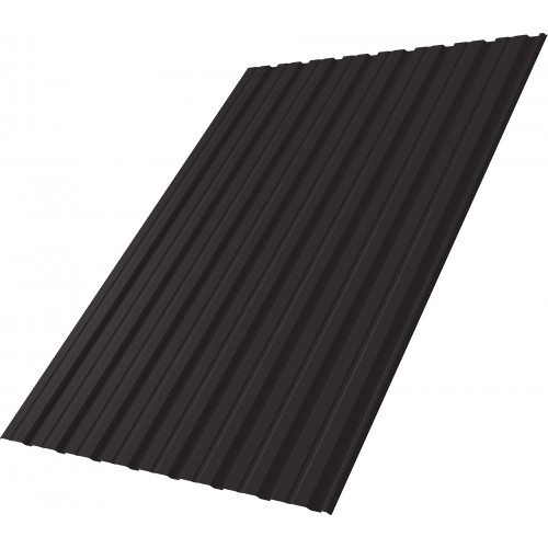 Профнастил С10R Grand Line 0,5 PurLite Matt RR 32 темно-коричневый