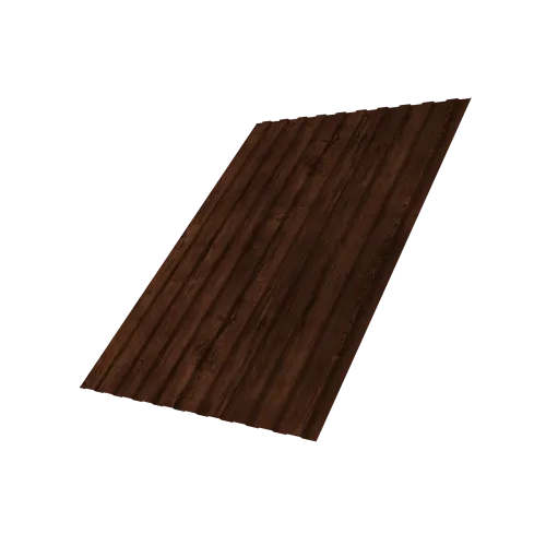 Профнастил С8B v01 Grand Line 0,45 Print Elite Cherry Wood TwinColor