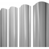 Штакетник Круглый фигурный Grand Line 0,45 Drap ТХ RAL 7047 телегрей 4