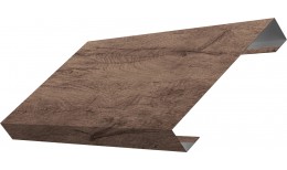 Ламель лицевая 125 жалюзи Texas 0,45 Print Premium с пленкой Almond Wood Fresh