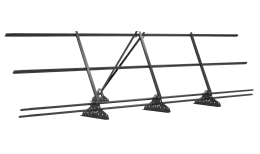 Ограждение кровельное со снегозадержателем Grand Line 0,9х3м RAL 9006