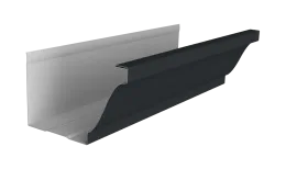 Желоб прямоугольный Vortex Lite Matt 130мм 3м RAL 7016 антрацитово-серый