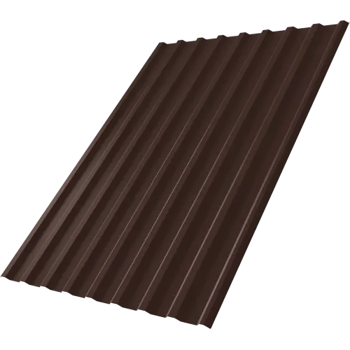 Профнастил С20R Grand Line 0,45 ПЭ матовый RAL 8017 шоколад