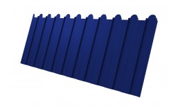 Профнастил C8A фигурный 0,45 PE с пленкой RAL 5002 ультрамариново-синий