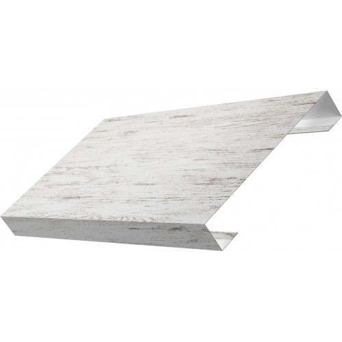 Ламель лицевая 125 жалюзи Texas 0,45 Print Elite с пленкой Snow Wood TwinColor