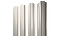 Штакетник Полукруглый Slim фигурный 0,45 Print Elite Milky Wood TwinColor