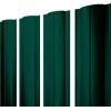Штакетник Круглый с прямым резом Grand Line 0,45 ПЭ слим RAL 6005 зеленый мох