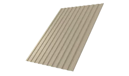 Профнастил С8A v02 Grand Line 0,45 Drap TX с пленкой RAL 1015 светлая слоновая кость