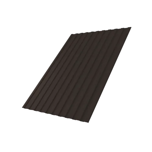 Профнастил С8A v03 0,5 Satin Matt TX RR 32 темно-коричневый