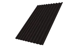 Профнастил С21R 0,5 Satin с пленкой RAL 9005 черный