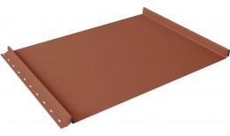 Кликфальц Grand Line 0,5 Satin Matt TX с пленкой на замках RAL 8004 терракота
