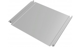 Кликфальц Double Pro Grand Line 0,45 Drap ТХ с пленкой на замках RAL 7047 телегрей 4
