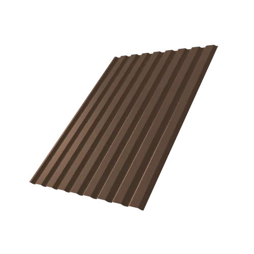 Профнастил С20A Grand Line 0,4 ПЭ матовый RAL 8017 шоколад