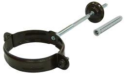 Хомут трубы 100 мм RR 32 темно-коричневый