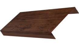 Ламель обратная 125 жалюзи Texas 0,45 Print Premium с пленкой Cherry Wood Fresh TwinColor