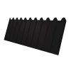 Профнастил С8A v02 фигурный Grand Line 0,5 Satin RAL 9005 черный