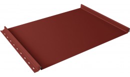 Кликфальц Grand Line 0,5 Satin с пленкой на замках RAL 3009 оксидно-красный