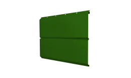 Софит ЭкоБрус new c перфорацией 0,45 PE RAL 6002 лиственно-зеленый