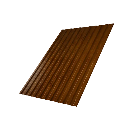 Профнастил С8A v03 0,45 Print Premium Golden Wood Intense FTC