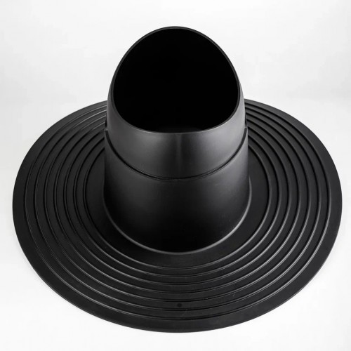 Элемент проходной Krovent Base-VT Flat высокий 125-150 черный