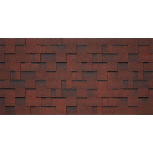 Черепица гибкая Tegola Unica Lazio amarone 410 (красный Амароне)