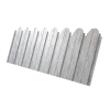 Профнастил C10B фигурный 0,45 Print Elite Snow Wood TwinColor