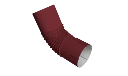 Колено трубы Vortex Проект 146мм RAL 3005 красное вино