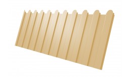 Профнастил С8A v02 фигурный Grand Line 0,4 PE с пленкой RAL 1014 слоновая кость