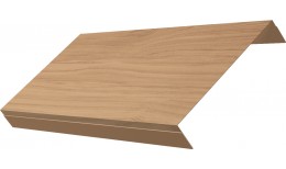 Ламель обратная 150 жалюзи Texas 0,45 Print Elite с пленкой Honey Wood TwinColor