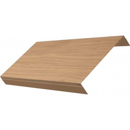 Ламель обратная 150 жалюзи Texas 0,45 Print Elite с пленкой Honey Wood TwinColor
