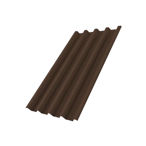 Профнастил Н60R v01 0,5 PE lite RAL 8017 шоколад