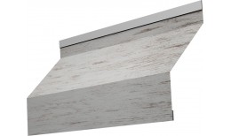 Ламель жалюзи Milan new 0,45 Print Elite с пленкой Snow Wood TwinColor