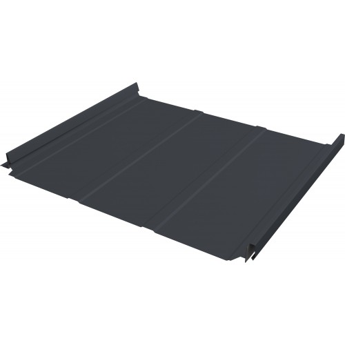 Кликфальц Pro Line Grand Line 0,5 PurPro с пленкой на замках RAL 7024 мокрый асфальт