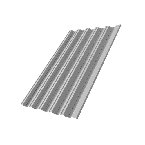 Профнастил НС35R 0,45 Drap TX RAL 7047 телегрей 4